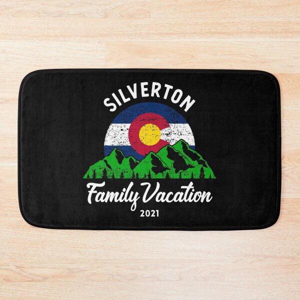 Item preview, Mountain Colorado Flag Silverton Family Vacation 2021 print designed and sold by jakehughes2015.