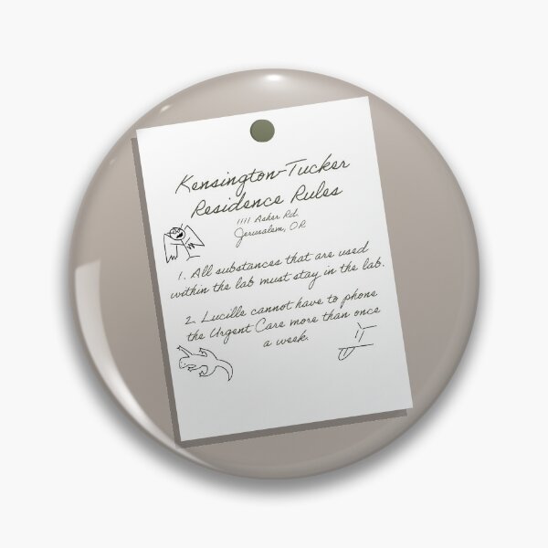 Item preview, Kensington-Tucker Residence Rules designed and sold by StarsFellRadio.