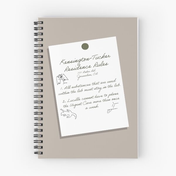 Item preview, Kensington-Tucker Residence Rules designed and sold by StarsFellRadio.