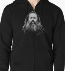 Rick Rubin - DEF JAM shirt Zipped Hoodie