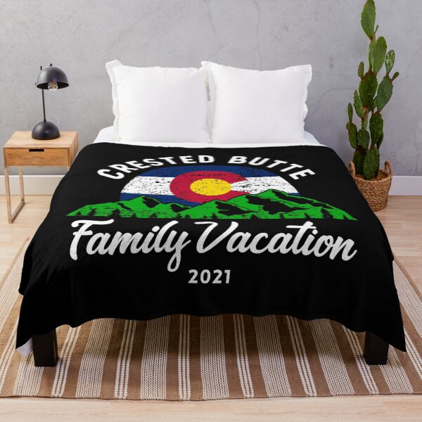 Item preview, Mountain Colorado Flag Crested Butte Family Vacation 2021 product designed and sold by jakehughes2015.