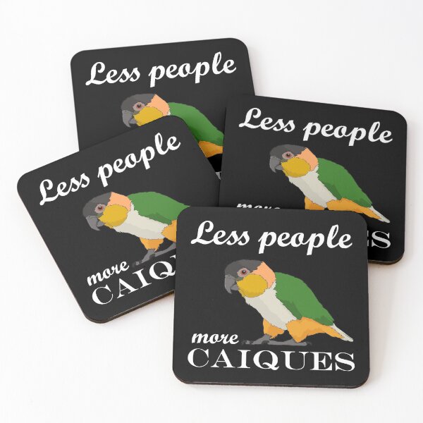 Item preview, Less People Parrot Lover White-Bellied Caique product designed and sold by jakehughes2015.
