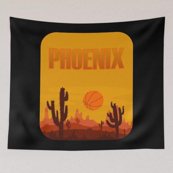 Item preview, Phoenix Landscape Basketball In The Sky designed and sold by artfulnotebook.