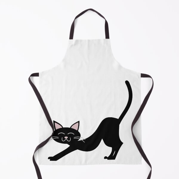 Item preview, Slinky Black Cat Stretching designed and sold by Rosie Loethen.
