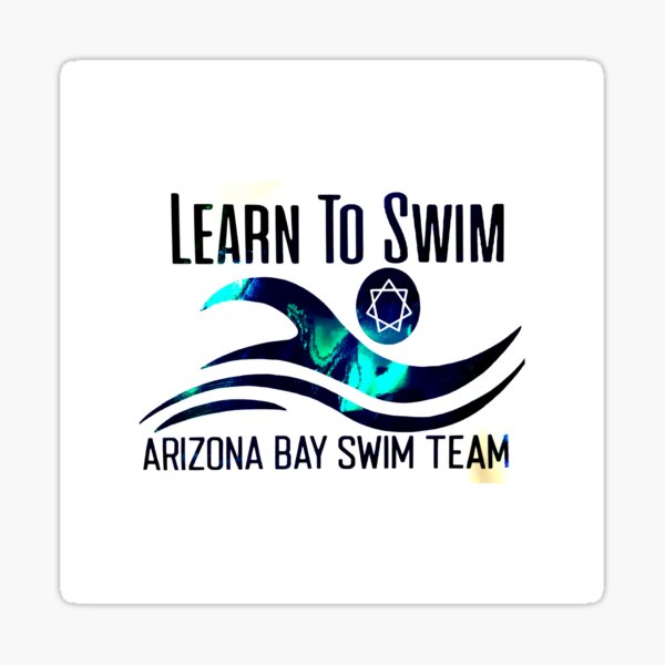 learn to swim tool Sticker