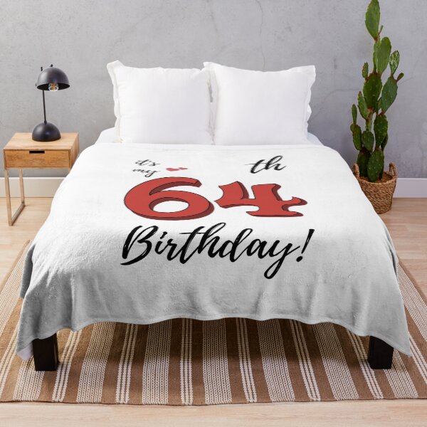 Item preview, It's My 64th Birthday quote designed and sold by WayneTower.