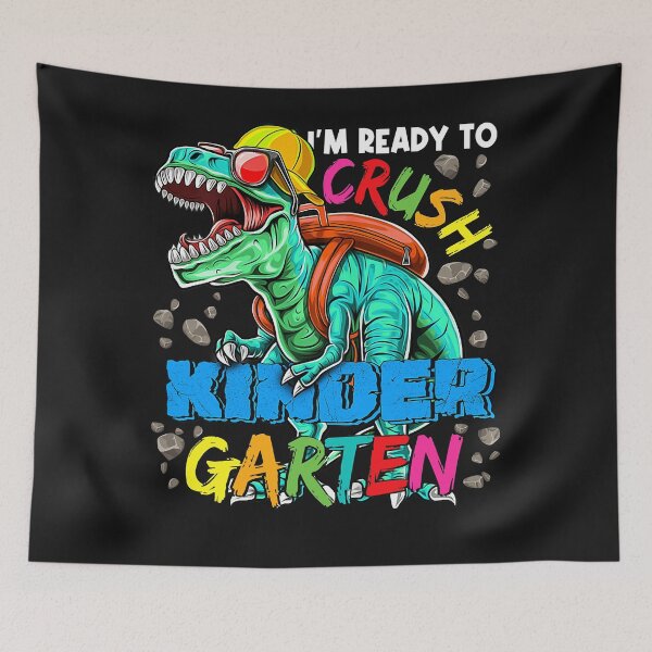Item preview, Kids I'm Ready To Crush Kindergarten Dinosaur Back To School designed and sold by DavidAlun.