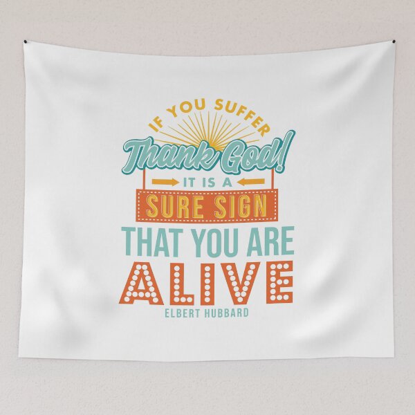 Item preview, Motivational Quote Elbert Hubbard designed and sold by garmentoffaith.