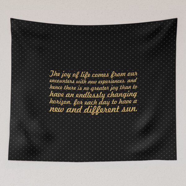 Item preview, The joy of life... “Christopher McCandless” Inspirational Quote designed and sold by Powerofwordss.