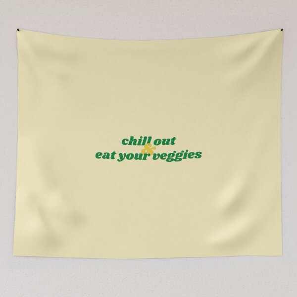 Item preview, Chill Out & Eat Your Veggies Graphic designed and sold by sassy-optimist.