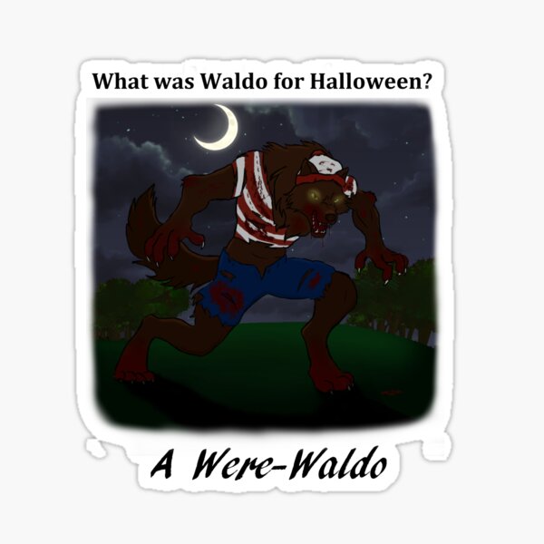 Sticker Waldo Redbubble