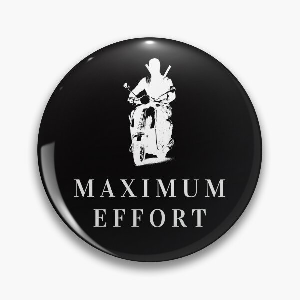 Item preview, Classy Maximum Effort - Stacked Logo - White designed and sold by B1ack Sword.