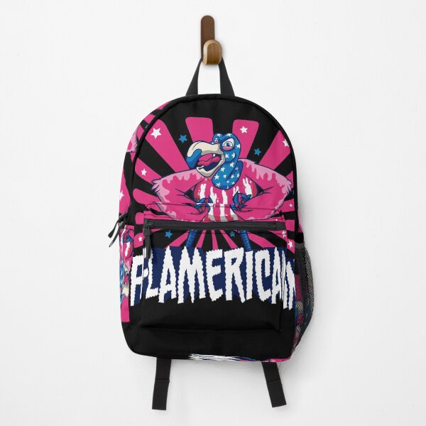 Item preview, Flamerican Flamingo US American Flag 4th July designed and sold by TRIBExSPACE.