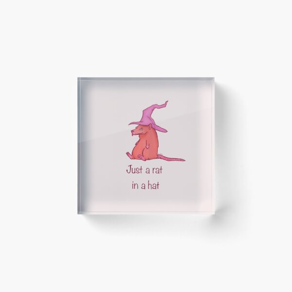Item preview, Just a rat in a hat designed and sold by Salem Scribbles.