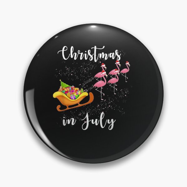 Artikelvorschau, Christmas In July Funny Sleigh Flamingos Women Kid Summer T-Shirt entworfen und verkauft von Bonucci-Tori.