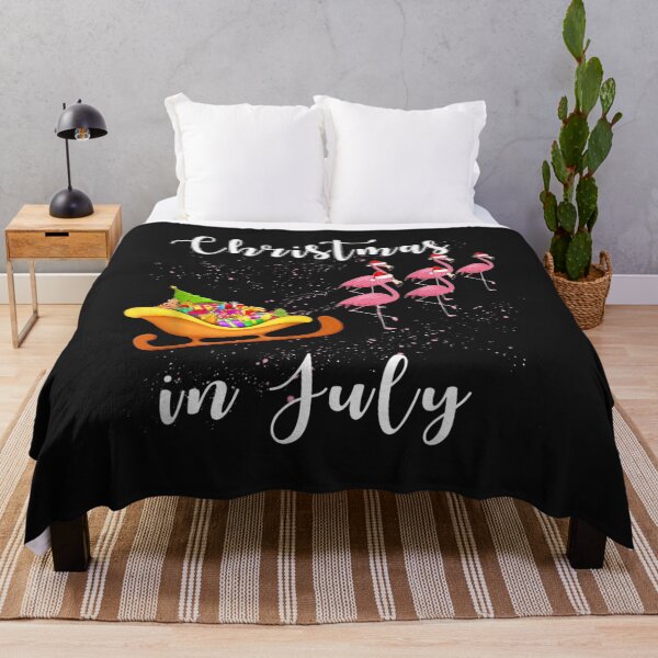 Item preview, Christmas In July Funny Sleigh Flamingos Women Kid Summer T-Shirt designed and sold by Bonucci-Tori.