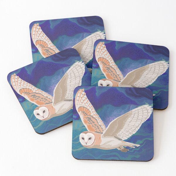 Item preview, Midnight Barn Owl designed and sold by Adrielle-art.