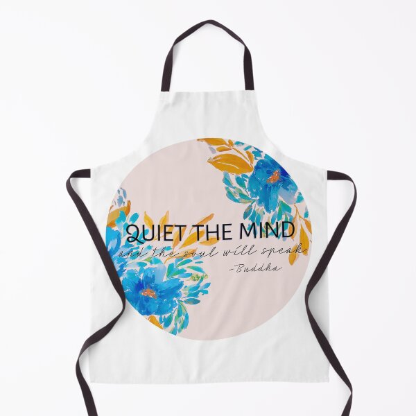 Item preview, Watercolor Floral Quiet the Mind - Buddha designed and sold by ALorentzenArt.