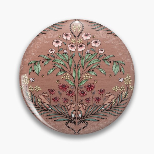 Item preview, Wildwood Damask - dusty rose designed and sold by jenuinedesigns.