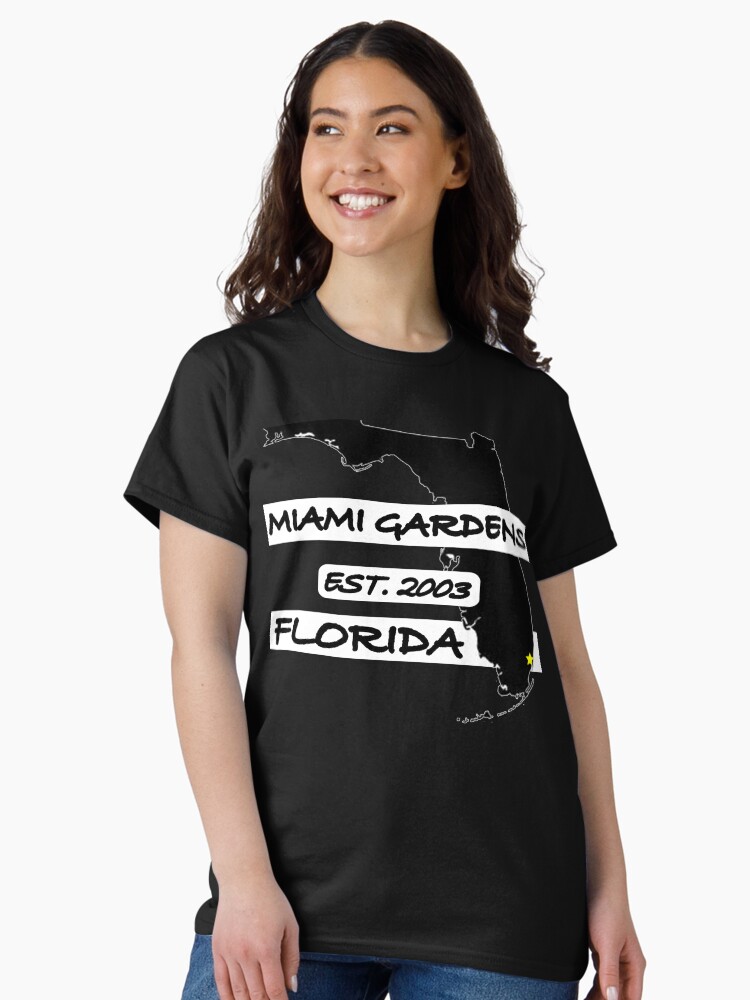 Thumbnail 2 of 7, Classic T-Shirt, MIAMI GARDENS, FLORIDA EST. 2003 designed and sold by Mbranco.