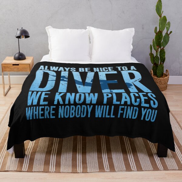 Artikelvorschau, Always Be Nice To A Diver Scuba Diving Diver Gift entworfen und verkauft von Liefke12441.