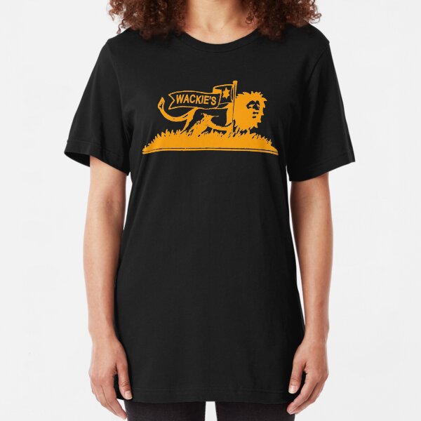 Wackies records t shirt reggae Slim Fit T-Shirt