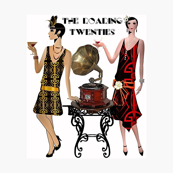 Item preview, Roaring Twenties Flapper Girls Phonograph   designed and sold by joseech.