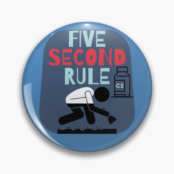 Item preview, five second rule designed and sold by Hey-Nice-Shirt.