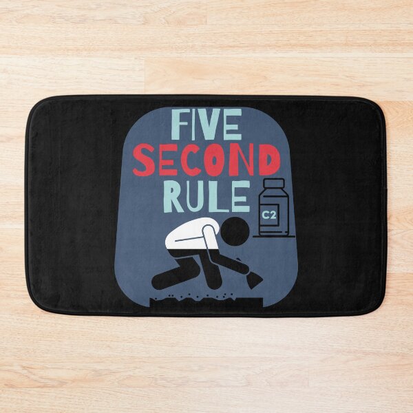 Item preview, five second rule designed and sold by Hey-Nice-Shirt.
