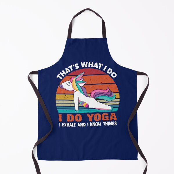 Item preview, I Do Yoga & I Know Things-Funny Unicorn Yoga design designed and sold by BRtisticDesigns.