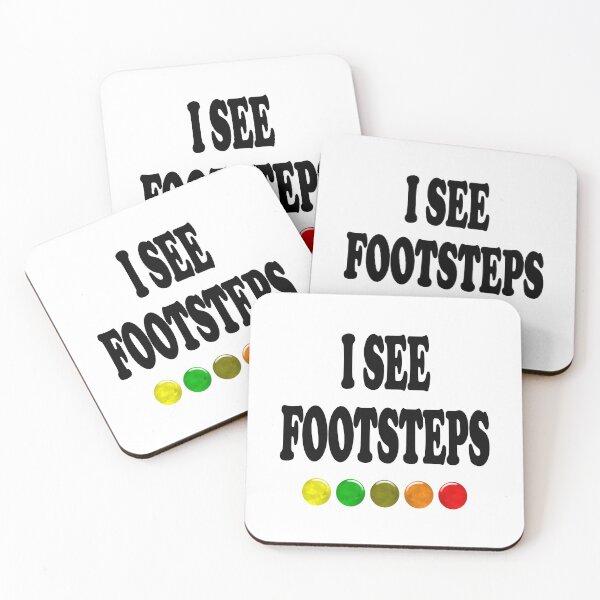 Item preview, I See Footsteps: Paranormal Funny Quotes designed and sold by MondaysChild.
