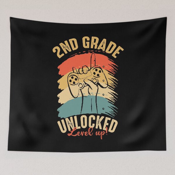 Item preview, Second Grade Unlocked Level Up!- back to school designed and sold by ildafdhome.