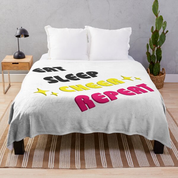 Item preview, Eat sleep cheer repeat digital art designed and sold by GinaArtHut.