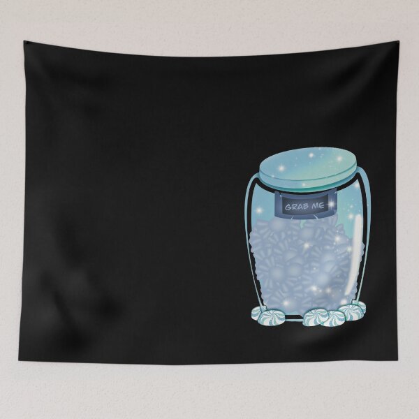 Item preview, Grab Me Blue Neo Candy Jar designed and sold by MissRebelArt.