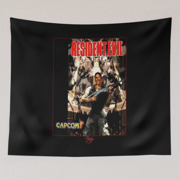Item preview, Gift For Men Resident Evil 1 - Playstation 1 NA Original Box Cover (Neon designed and sold by SolomonElsieSmi.
