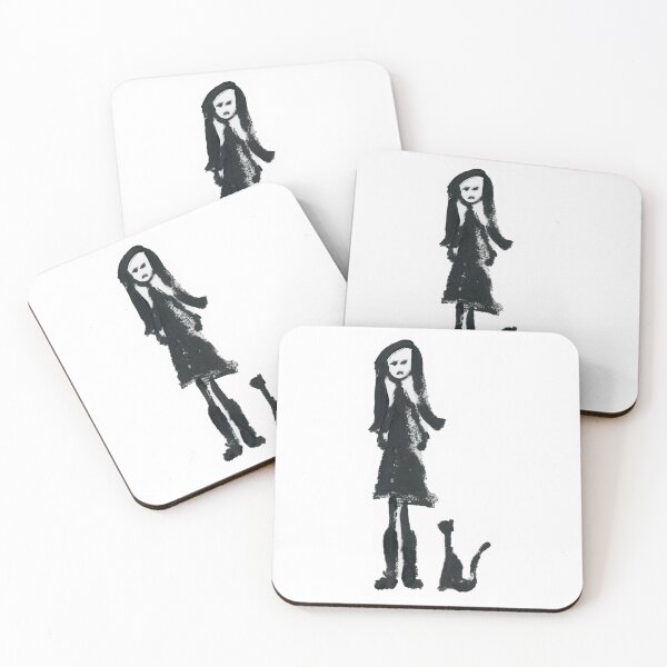 Item preview, Stick girl (I / IV) y Cat (recorte) designed and sold by FJBourne.