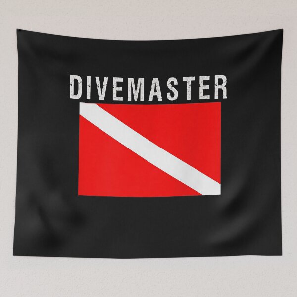 Item preview, Dive Flag Divemaster Dive Master Diver Down Scuba Diving Tank Top designed and sold by Liefke12441.