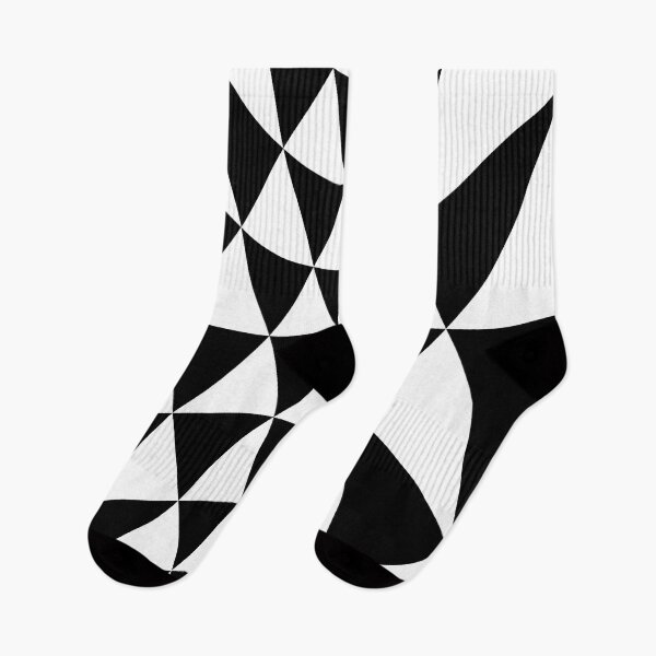 Artikelvorschau, Op Art Schwarz-weißes verzerrtes Dreieck entworfen und verkauft von hyproinc.