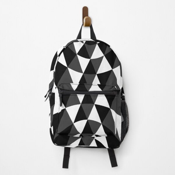 Item preview, Op Art Black White Gray Warped Perspective Triangle designed and sold by hyproinc.