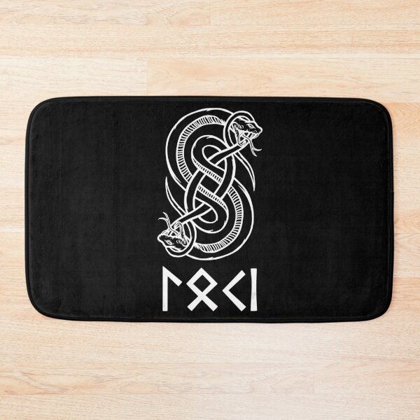 Item preview, Loki Name in Norse Runes & Snake Symbol  designed and sold by CamiloAlba.