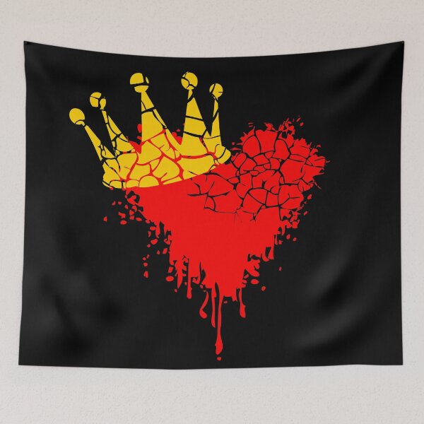 Item preview, busted crown, broken heart, still a queen designed and sold by FACELESS MONKEY.