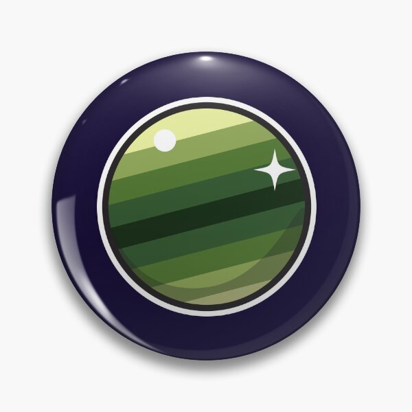 Item preview, Hunter Green Marble Exoplanet - Sticker designed and sold by Nightlight0.