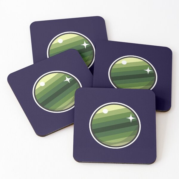 Item preview, Hunter Green Marble Exoplanet - Sticker designed and sold by Nightlight0.