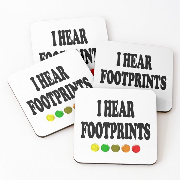 Item preview, I Hear Footprints: Paranormal Funny Quotes designed and sold by MondaysChild.