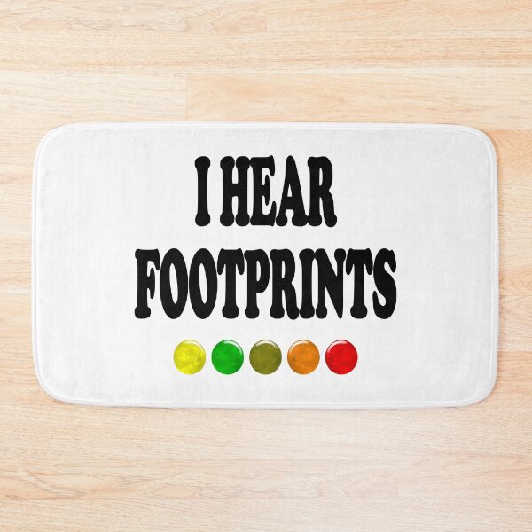 Item preview, I Hear Footprints: Paranormal Funny Quotes designed and sold by MondaysChild.
