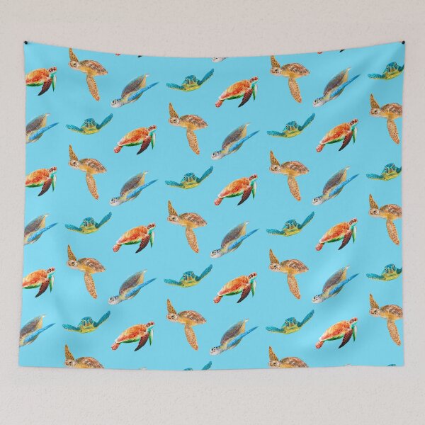 Item preview, Vibrant Sea Turtles Pack designed and sold by CazmieCo.