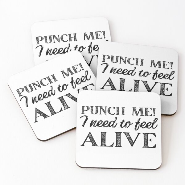 Item preview, Punch Me I Need to Feel Alive designed and sold by SweetAndSpice.