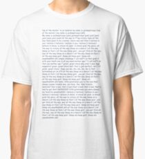 Jacksepticeye All The Way Lyrics Classic T-Shirt