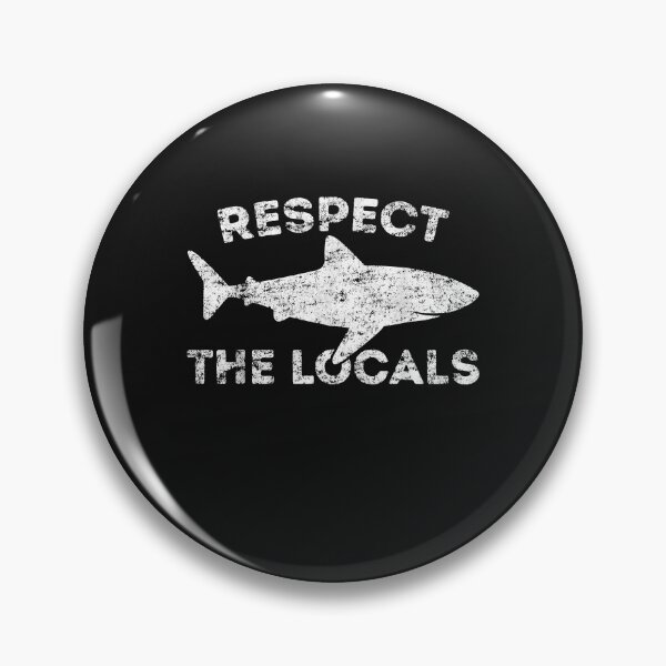 Artikelvorschau, Funny Scuba Diving Respect Locals Vintage Distressed Shark entworfen und verkauft von Liefke12441.