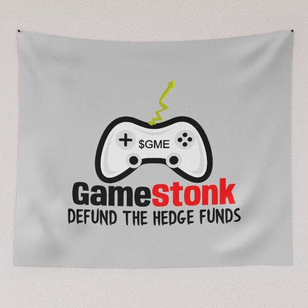 Item preview, Gamestonk Funny GME Defund Hedge Funds designed and sold by JG0024.